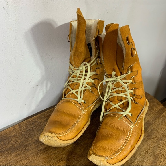 Chief cherokee Moccasins mukluks Winter boots - Picture 2 of 11